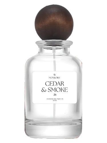 Monkoku Cedar & Smoke fragrance bottle