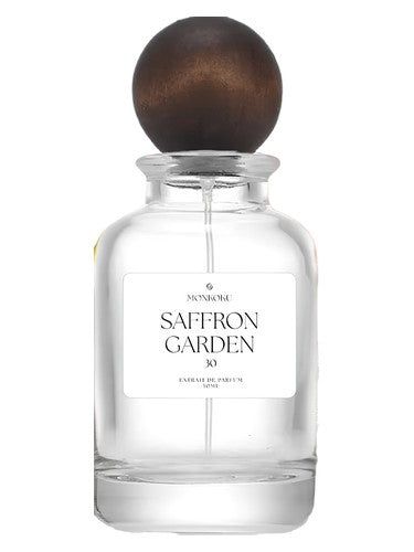 Monkoku Saffron Garden fragrance bottle