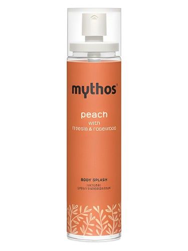 Mythos Peach with Freesia & Rosewood fragrance bottle