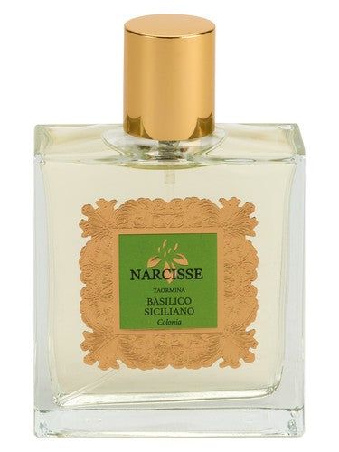 Narcisse Taormina Basilico Siciliano fragrance bottle