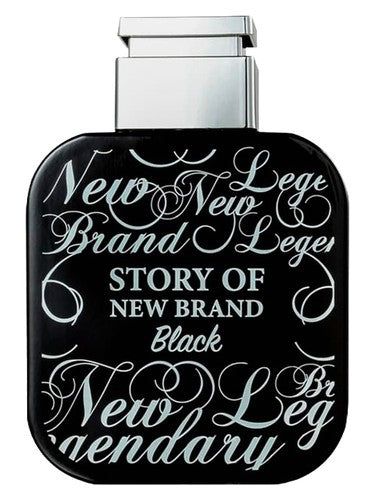 New Brand Parfums Story of Black fragrance bottle