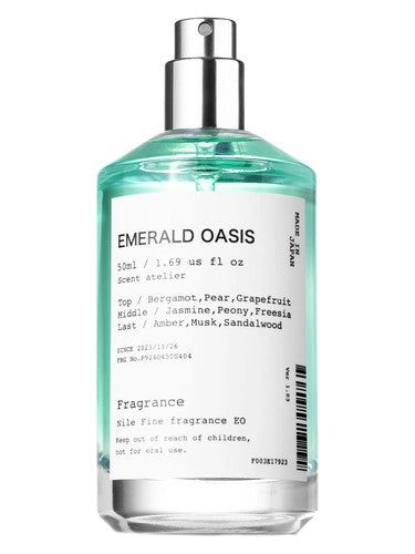 Nile Official Emerald Oasis fragrance bottle