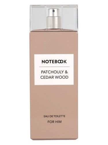 Notebook Patchouli & Cedarwood fragrance bottle