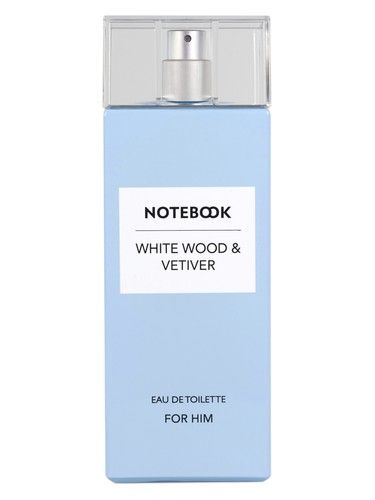 Notebook White Wood & Vetiver fragrance bottle