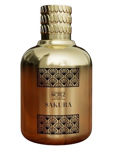 Notez Sakura fragrance bottle