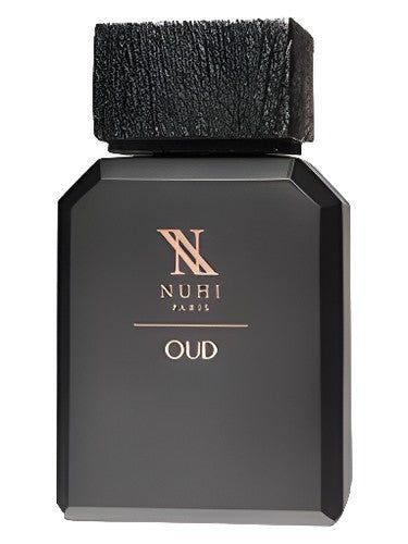 NUHI Oud fragrance bottle