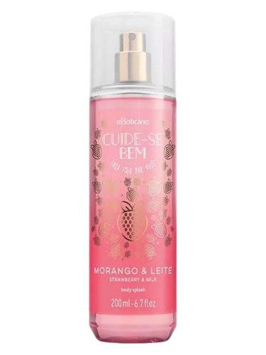 O Boticario Cuide-se Bem Morango e Leite fragrance bottle