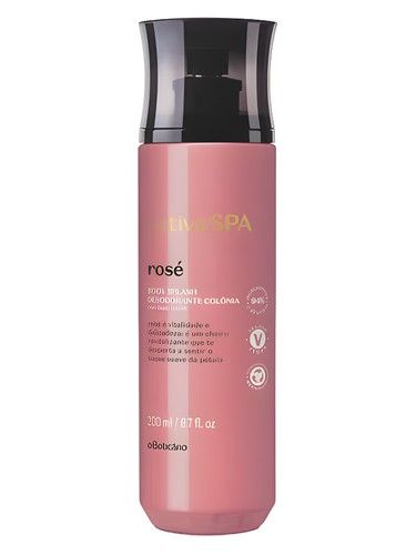 O Boticario Rosé fragrance bottle