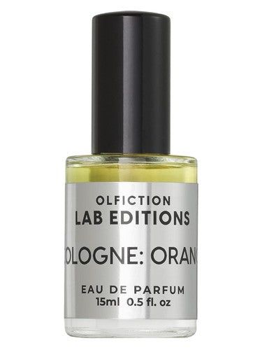 Olfiction Cologne: Orange fragrance bottle