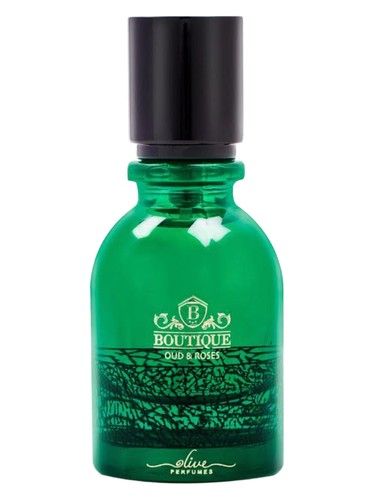Olive Perfumes Oud & Roses fragrance bottle