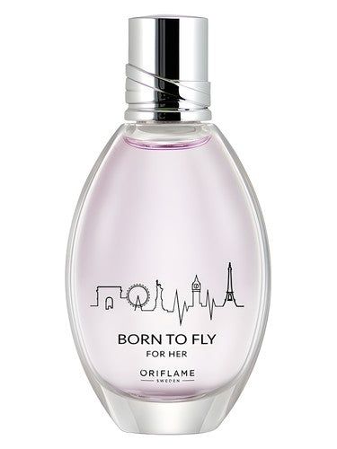 Oriflame Born to Fly For Her fragrance bottle