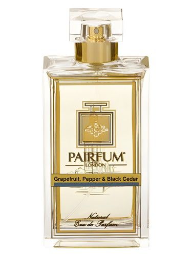 Pairfum London Grapefruit, Pepper & Black Cedar fragrance bottle