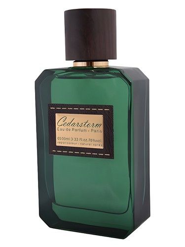 Panouge Cedarstorm fragrance bottle