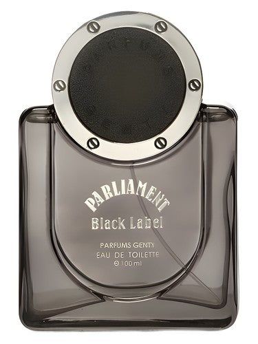 Parfums Genty Parliament Black Label fragrance bottle
