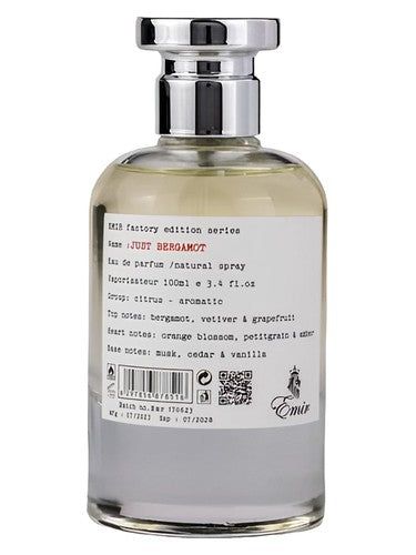 PARIS CORNER Factory Edition: Just Bergamot fragrance bottle