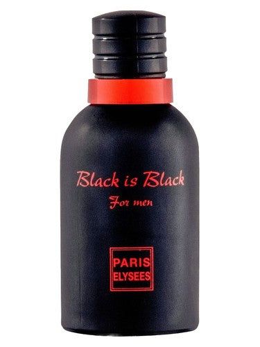 Paris Elysees Black Is Black fragrance bottle
