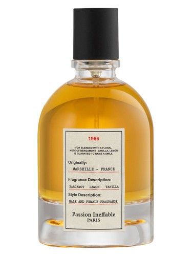 Passion Ineffable Paris 1966 fragrance bottle