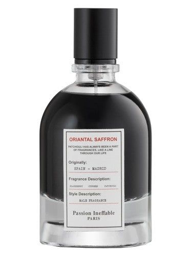 Passion Ineffable Paris Oriental Saffron fragrance bottle
