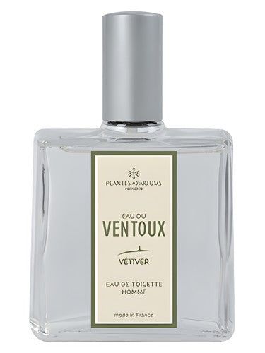Plantes Parfums Eau du Ventoux Vétiver fragrance bottle