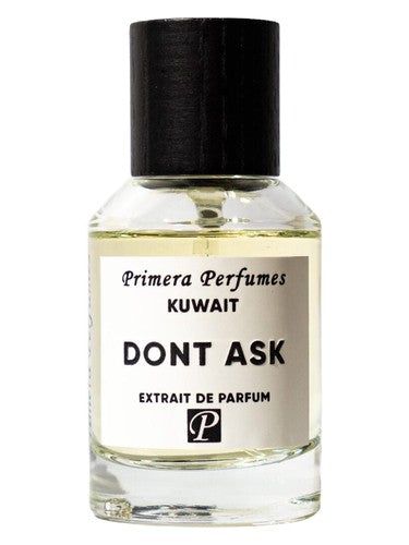 Primera Perfumes Don’t Ask fragrance bottle