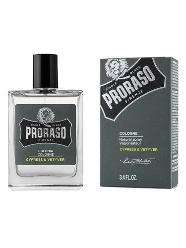 Proraso Cypress & Vetiver fragrance bottle