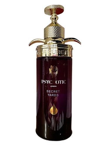 Psychotic London Secret Yards fragrance bottle