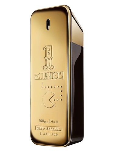 Rabanne 1 Million x Pac-Man Collector Edition fragrance bottle