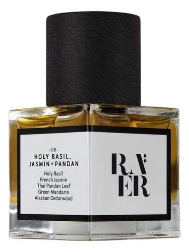 RAER Scents Accord No. 10: Holy Basil, Jasmin + Pandan fragrance bottle