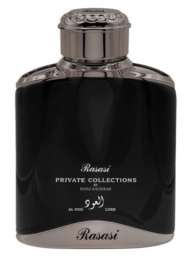 Rasasi Private Collection by Riyaz Kalsekar Al Oud Lure fragrance bottle