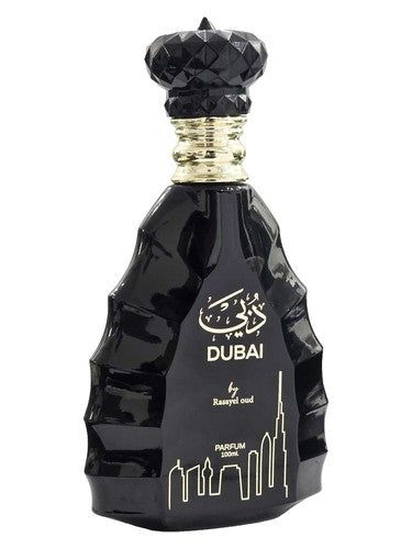 Rasayel Oud Dubai Black fragrance bottle