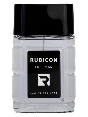 Red Label Rubicon Free Man fragrance bottle
