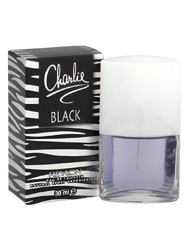 Revlon Charlie Black fragrance bottle