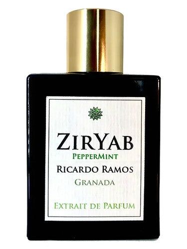 Ricardo Ramos Perfumes de Autor ZirYab Peppermint fragrance bottle