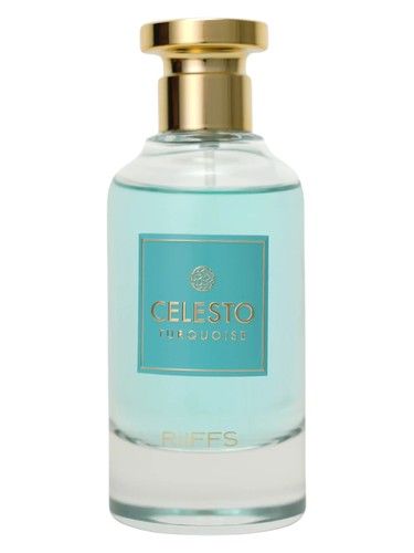 Riiffs Perfumes Celesto Turquoise fragrance bottle