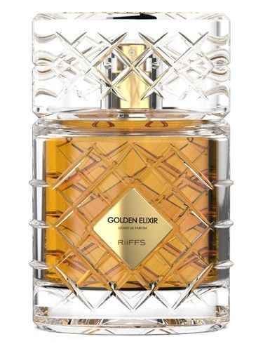 Riiffs Perfumes Golden Elixir fragrance bottle