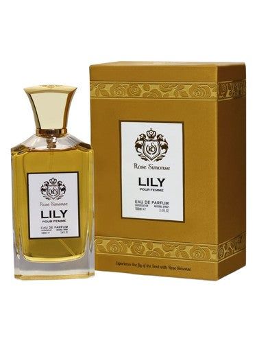 Rose Simonse Lily fragrance bottle