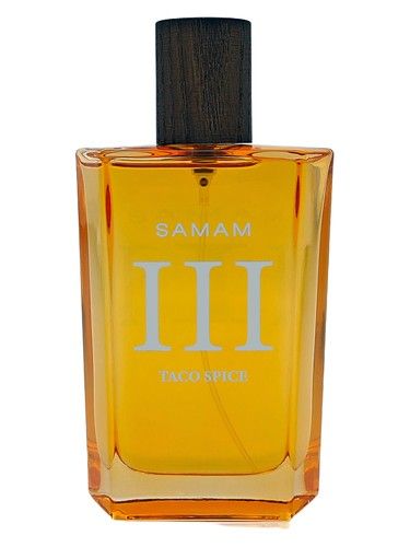 Samam Taco Spice III fragrance bottle