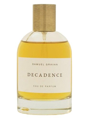 Samuel Gravan Decadence fragrance bottle