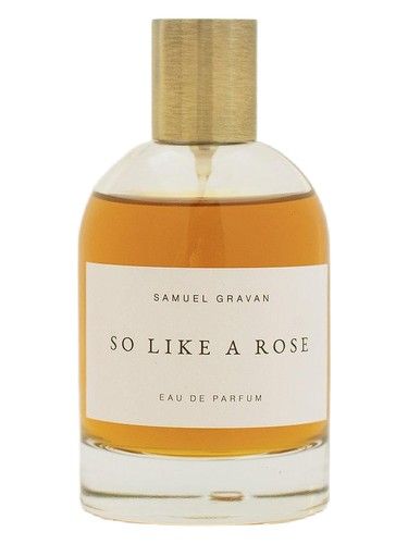 Samuel Gravan So Like a Rose fragrance bottle