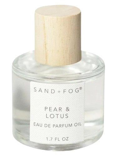 Sand + Fog Pear & Lotus fragrance bottle