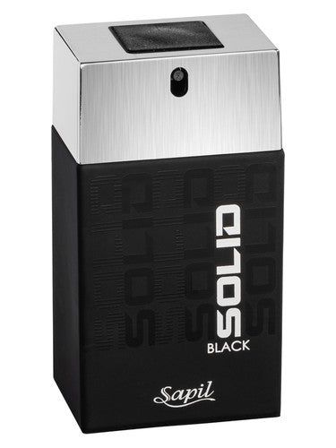Sapil Solid Black For Men fragrance bottle