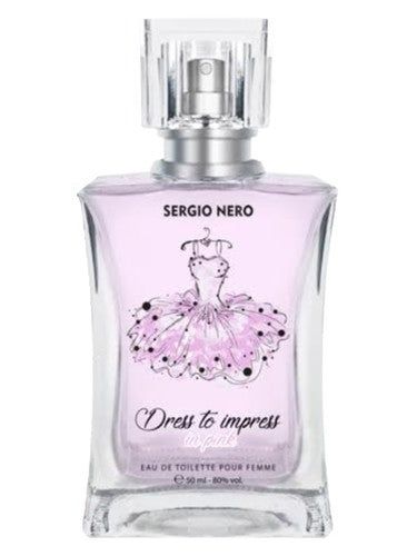 Sergio Nero Dress To Impress In Pink fragrance bottle