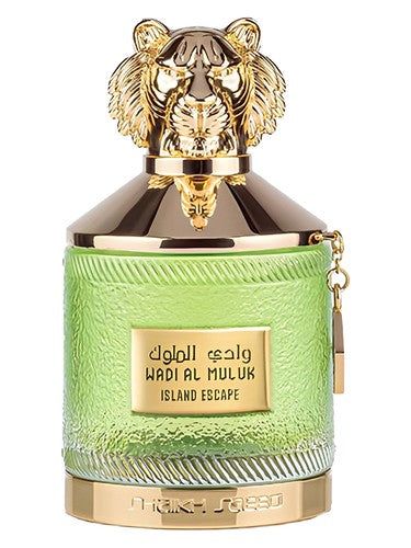 Shaikh Mohd Saeed Wadi al Muluk Island Escape fragrance bottle