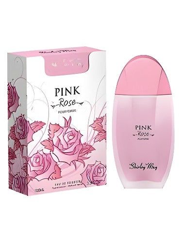 Shirley May Pink Rose fragrance bottle
