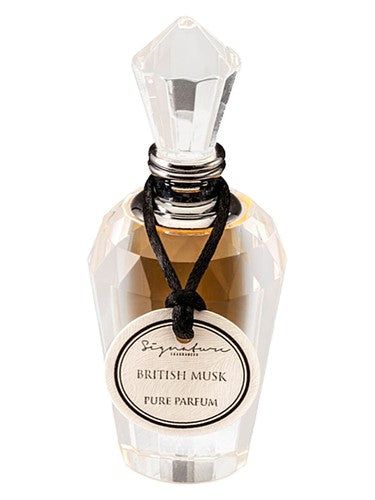 Signature Fragrances British Musk fragrance bottle