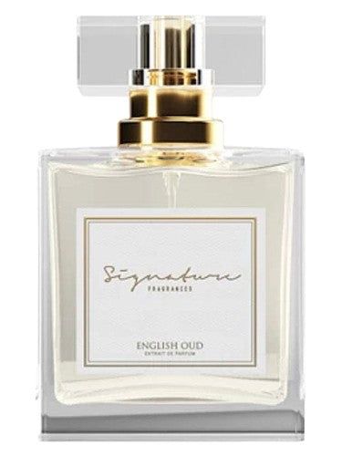 Signature Fragrances English Oud fragrance bottle