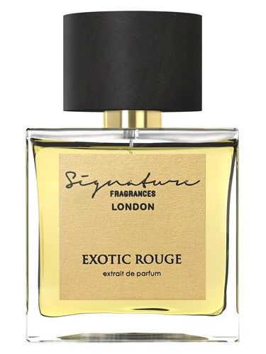 Signature Fragrances Exotic Rouge fragrance bottle