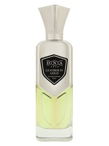 Sir Parfumer DNA 2030 Leather in Gold fragrance bottle