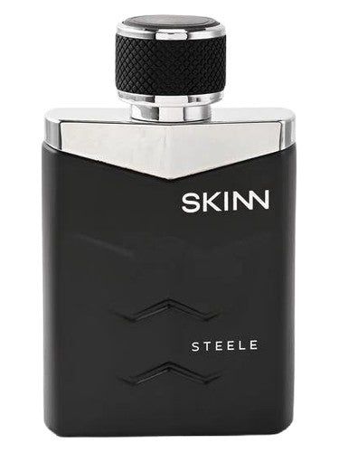Skinn Steele fragrance bottle