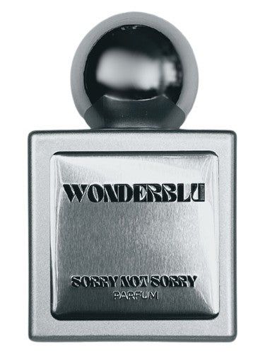Sorry Not Sorry Wonderblu fragrance bottle